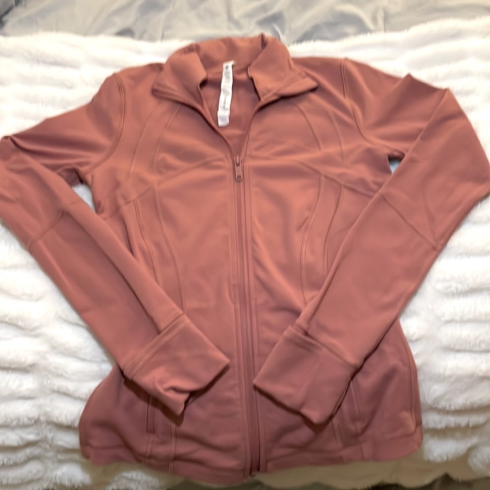 Pink Lululemon define jacket.